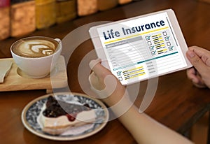 Life Insurance Medical Concept Health Protection Home House Car