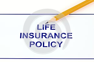 Life insurance policy