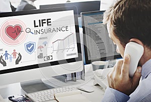 Life Insurance Protection Beneficiary Safeguard Concept