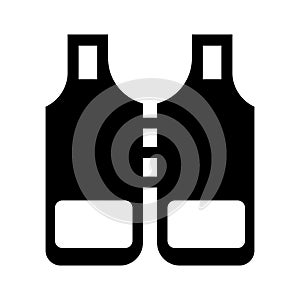 Life jacket  icon or logo isolated sign symbol vector illustration