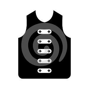 Life jacket  icon or logo isolated sign symbol vector illustration