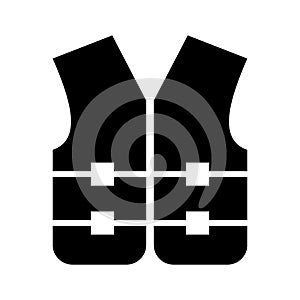 Life jacket  icon or logo isolated sign symbol vector illustration