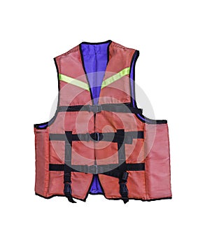 Life jacket isolated
