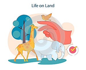 Life on Land. Fostering terrestrial ecosystems and wildlife preservation