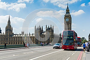 Daily life on the London street