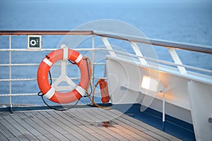 Life Preserver on Cruise Ship