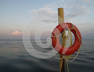 Life Preserver at Sunset