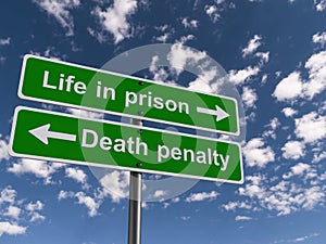 Life in prison and death penalty guideposts photo