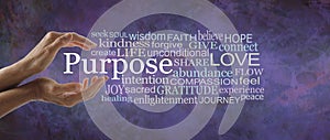 Life Purpose Wise Words Tag Cloud photo