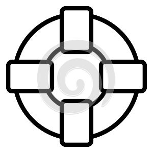 Life rescue, lifebuoy Vector Icon which can easily edit