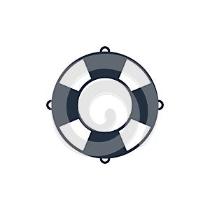 Life ring icon,Vector and Illustration