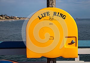 A Life Ring on the San Clemente Pier