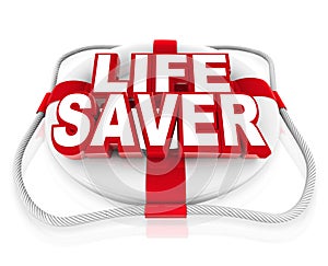 Life Saver Preserver Help in Moment of Crisis or Danger photo