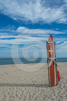 Life saving equipment at beach