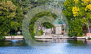 Life is simple and rustic along the Dnipro River near Kherson in Ukraine