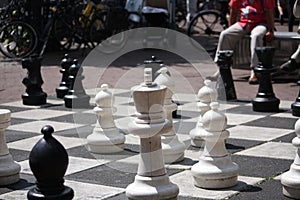 Life size chess