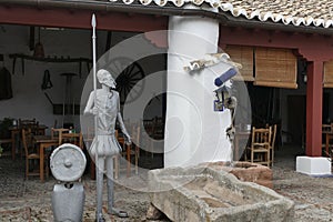 Life sized sculpture of Don Quixot photo