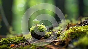 life sprouting acorn