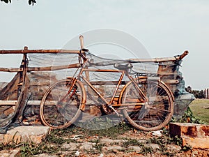 Life style photography boy ride bike