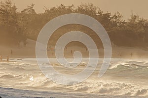 Life Style scene taken from Makena beach, Maui, Hawai 2022, january.