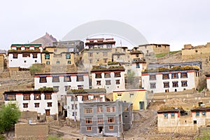 Life in Tibetan village in Himalaya mountains