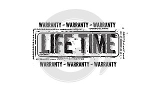 Life time warranty icon