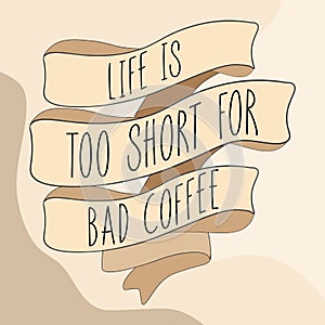 bad coffee