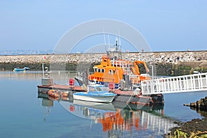 Lifeboat in Brixham Harbour, Devon