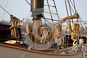 Lifeboat detail photo