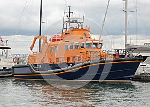 Lifeboat in harbour