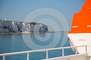 Lifeboat on the ship