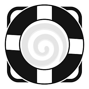 Lifebouy icon simple vector. Saver life ring