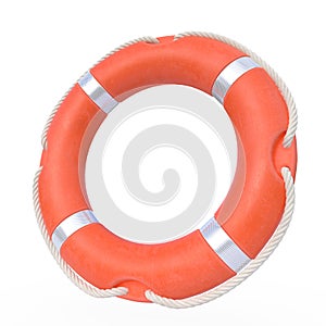 Lifebuoy on a blue background