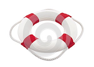 Lifebuoy with clipping path