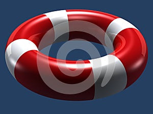 Lifebuoy isolated