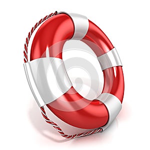 Lifebuoy. Left side view
