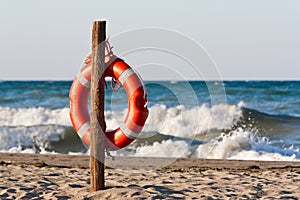 Lifebuoy in the Mediterranean