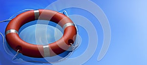 Lifebuoy Ring Water Background