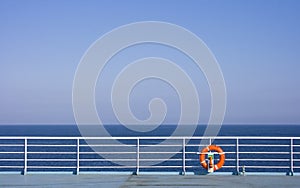 Lifebuoy on Ship