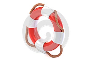 Lifebuoy water safety Isometric view 3D render