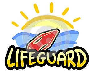 Lifeguard beach