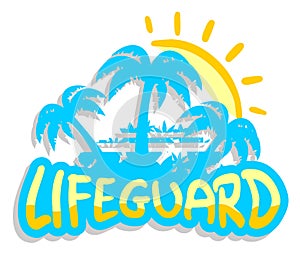 Lifeguard beach