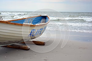 Lifeguard Boat at Atlantic City NJ 1 photo