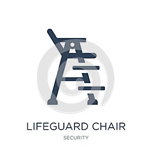 lifeguard chair icon in trendy design style. lifeguard chair icon isolated on white background. lifeguard chair vector icon simple