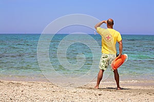 Lifeguard on duty photo