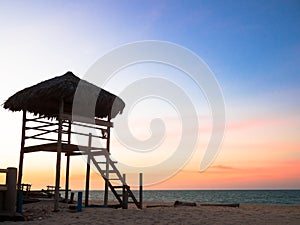 Lifeguard hut