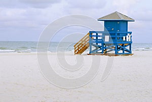 Lifeguard Hut Blue