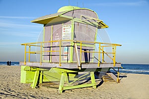 lifeguard hut South Beach Miami Florida