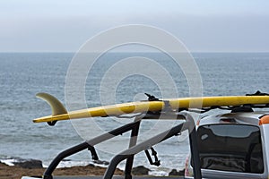 Lifeguard patrol car in the Carcavelos beach