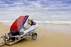 Lifeguard Rescue Boat - Stormy Seas